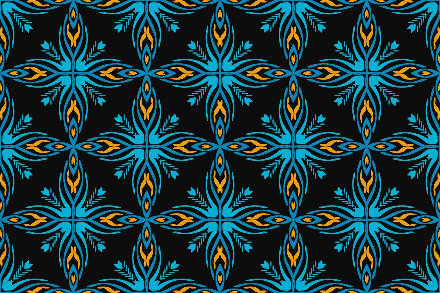 oriental seamless pattern. Pattern, background and wallpaper for your design. Textile ornament. Vector illustration.