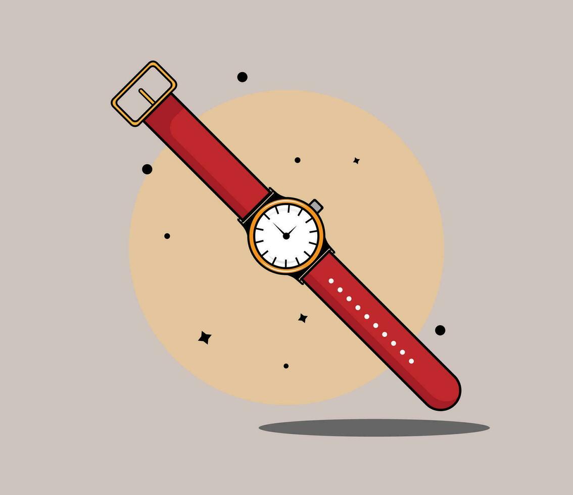 reloj icono en plano estilo, negocio mirar. vector diseño elemento