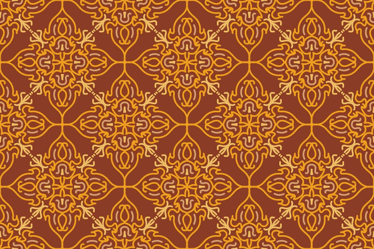 Seamless pattern in authentic arabian style. Vector illustration