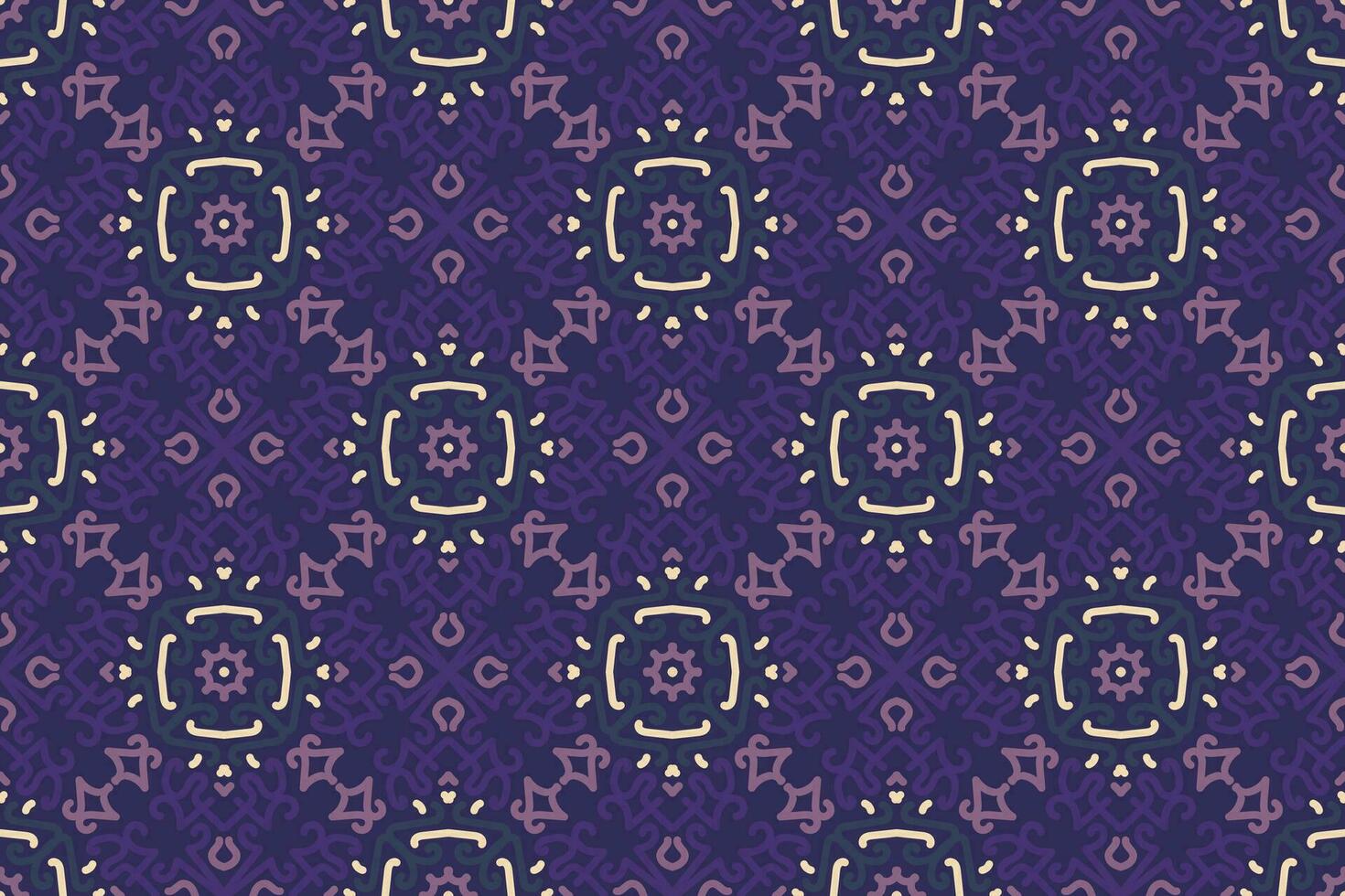 oriental seamless pattern. Pattern, background and wallpaper for your design. Textile ornament. Vector illustration.