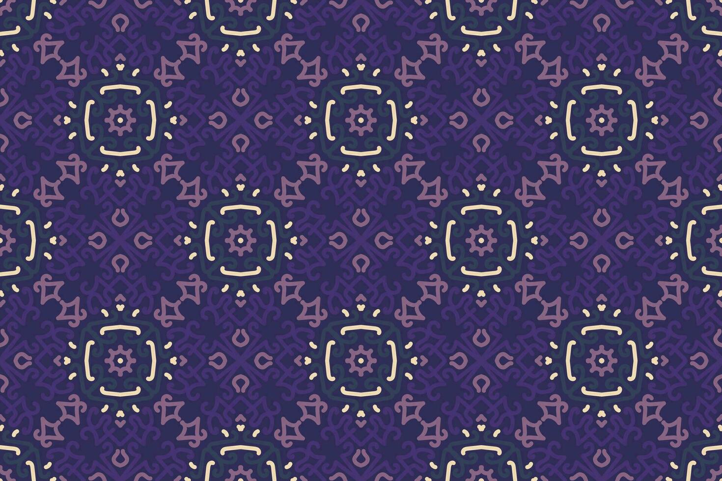 oriental seamless pattern. Pattern, background and wallpaper for your design. Textile ornament. Vector illustration.