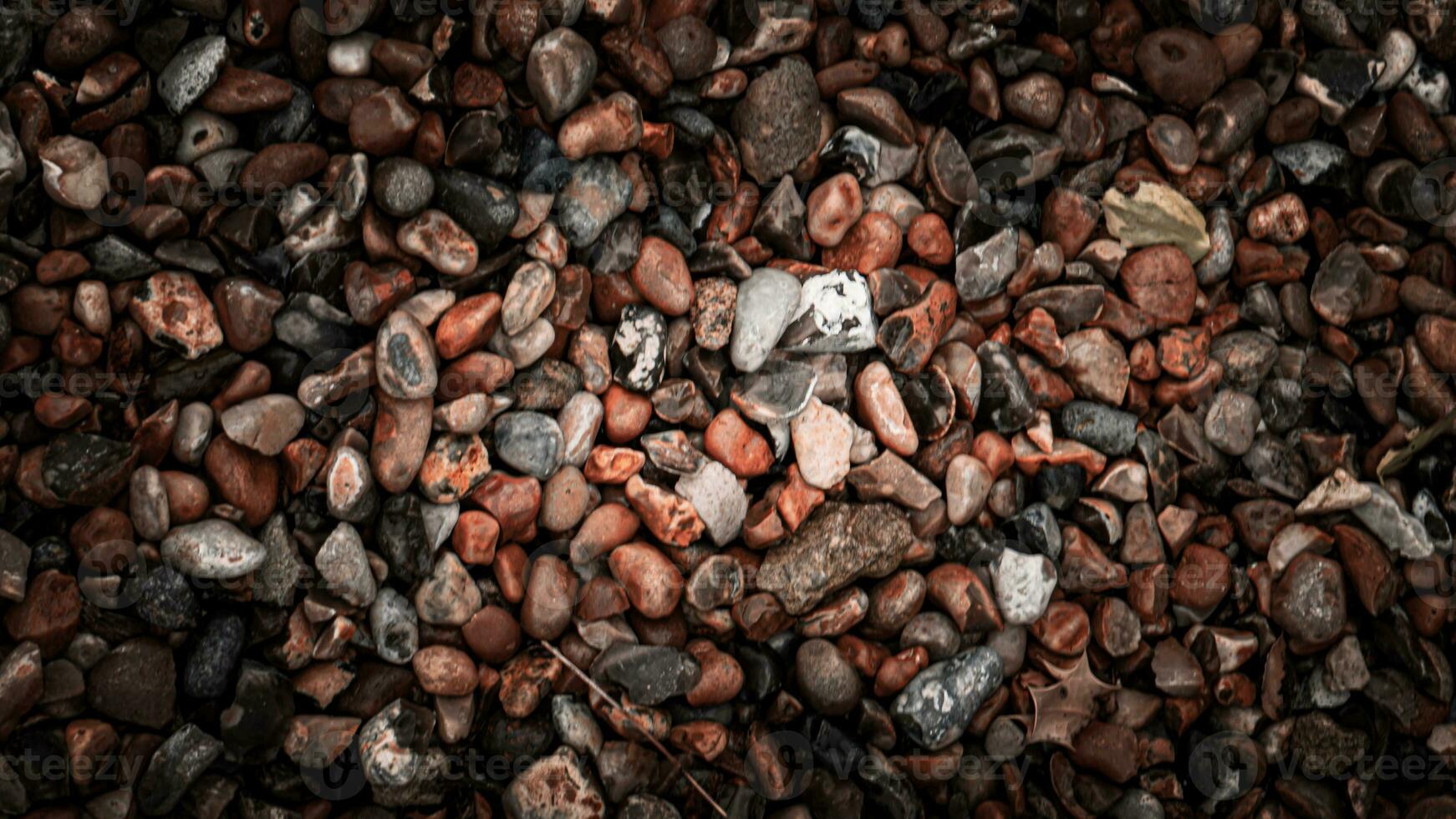 Gritty Texture of Gravel and Stones photo