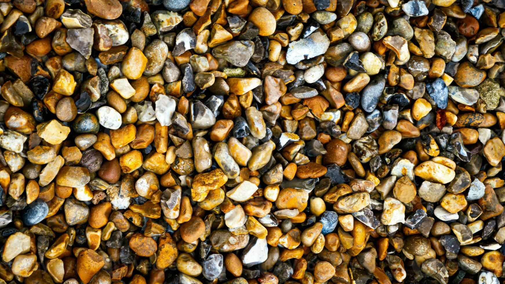 Gritty Texture of Gravel and Stones photo