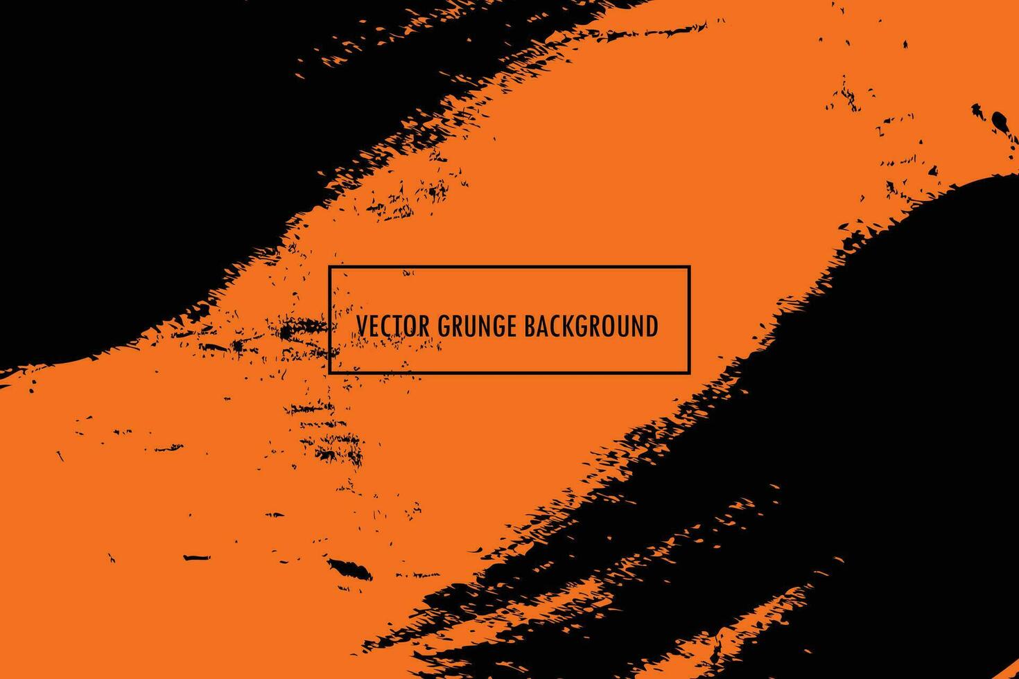 vector orange grunge splash dark background, paint splashes, paint lines, grunge splash vector background