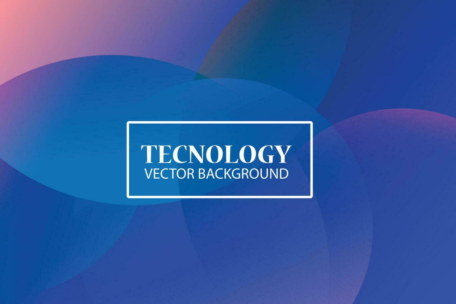 Vector abstract technology background with blue and pink circle, suitable for banner technology presentations and vector illustration wallpapers