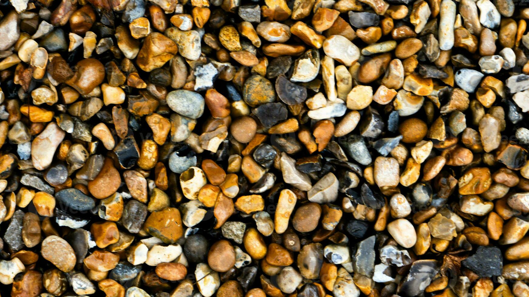 Gritty Texture of Gravel and Stones photo