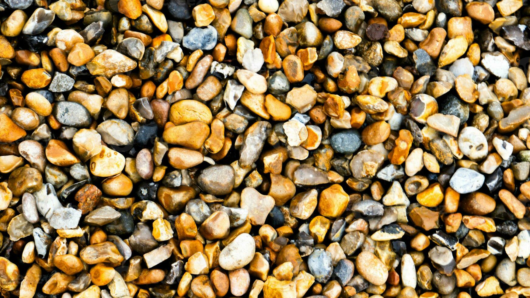 Gritty Texture of Gravel and Stones photo