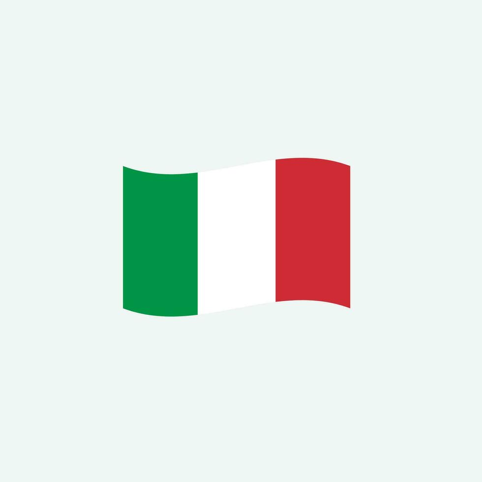 Italy flag icon vector