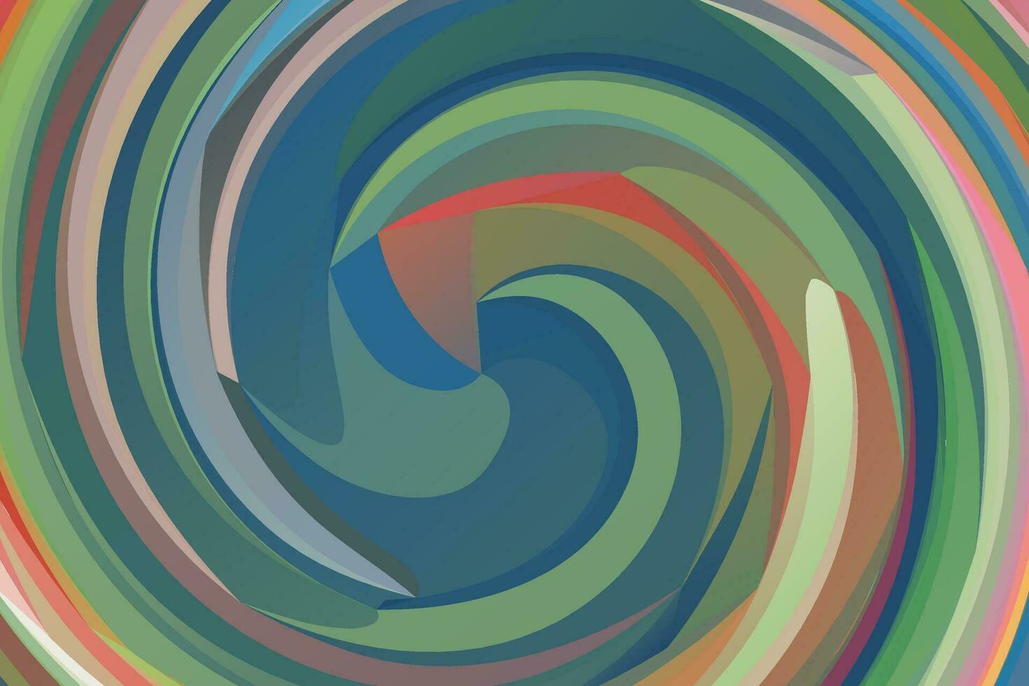 Swirling radial background. vector
