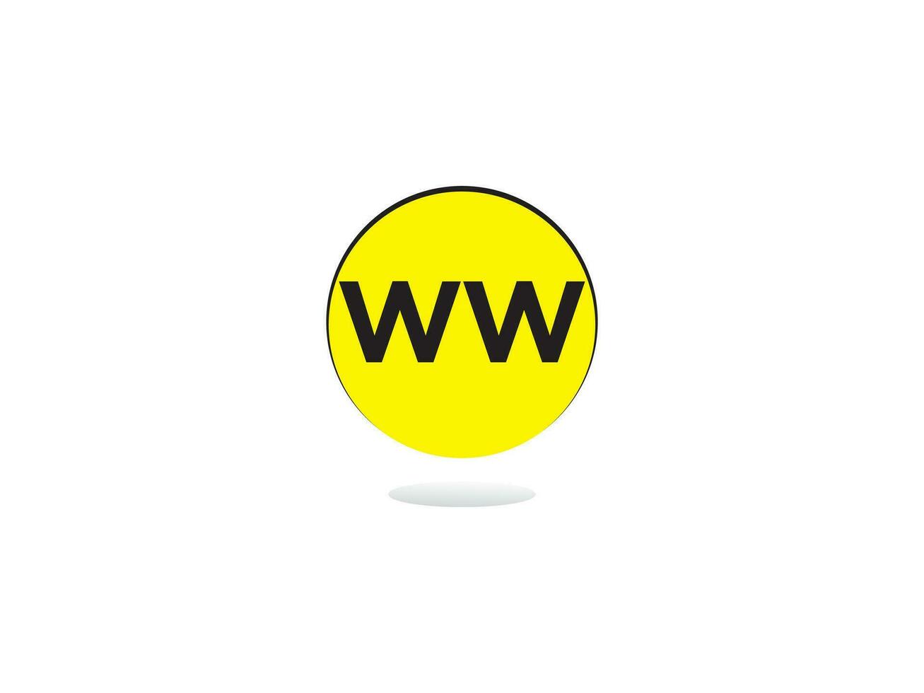 Modern Ww Logo Letter, initial WW Logo Icon Vector
