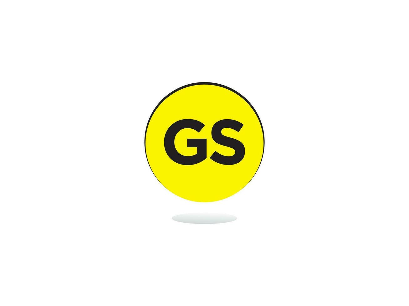 Yellow Color Gs Logo, Initial GS Letter Logo Icon Vector 31743320 ...