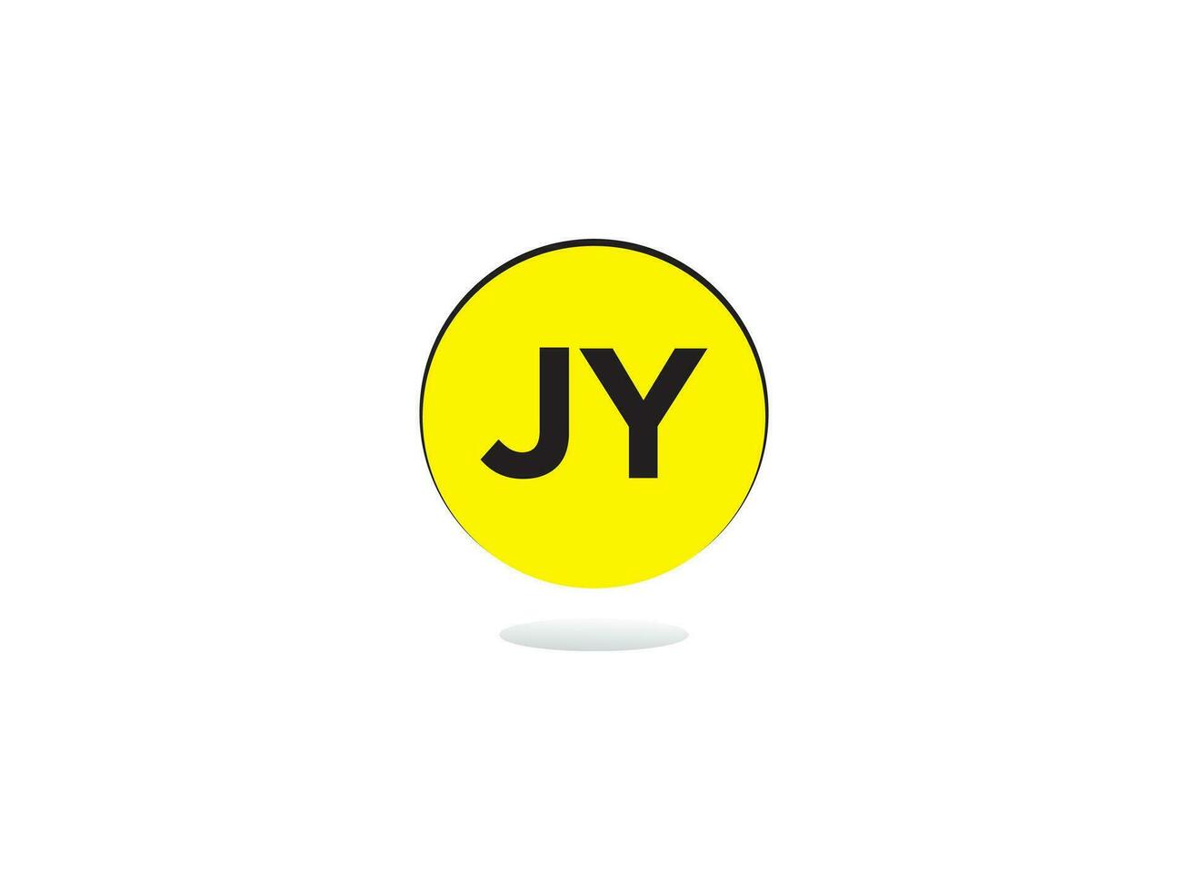 Minimal Jy Letter Logo, Creative JY Logo Icon Vector For Business