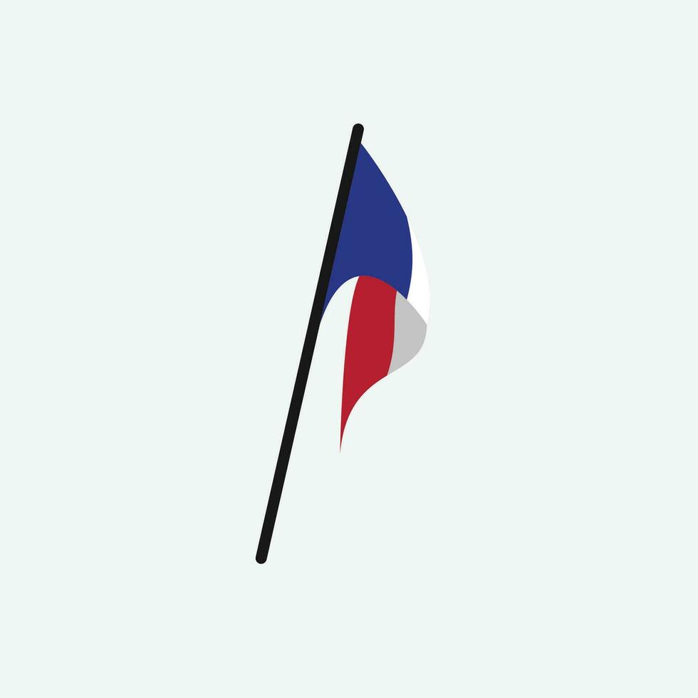 icono de la bandera de Francia vector