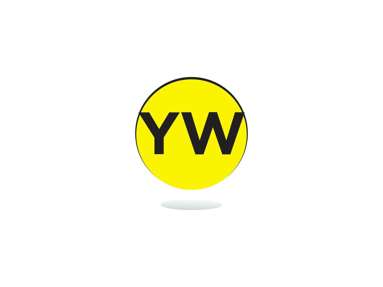 alfabeto letra yw wy negocio logo, creativo yw logo icono diseño vector