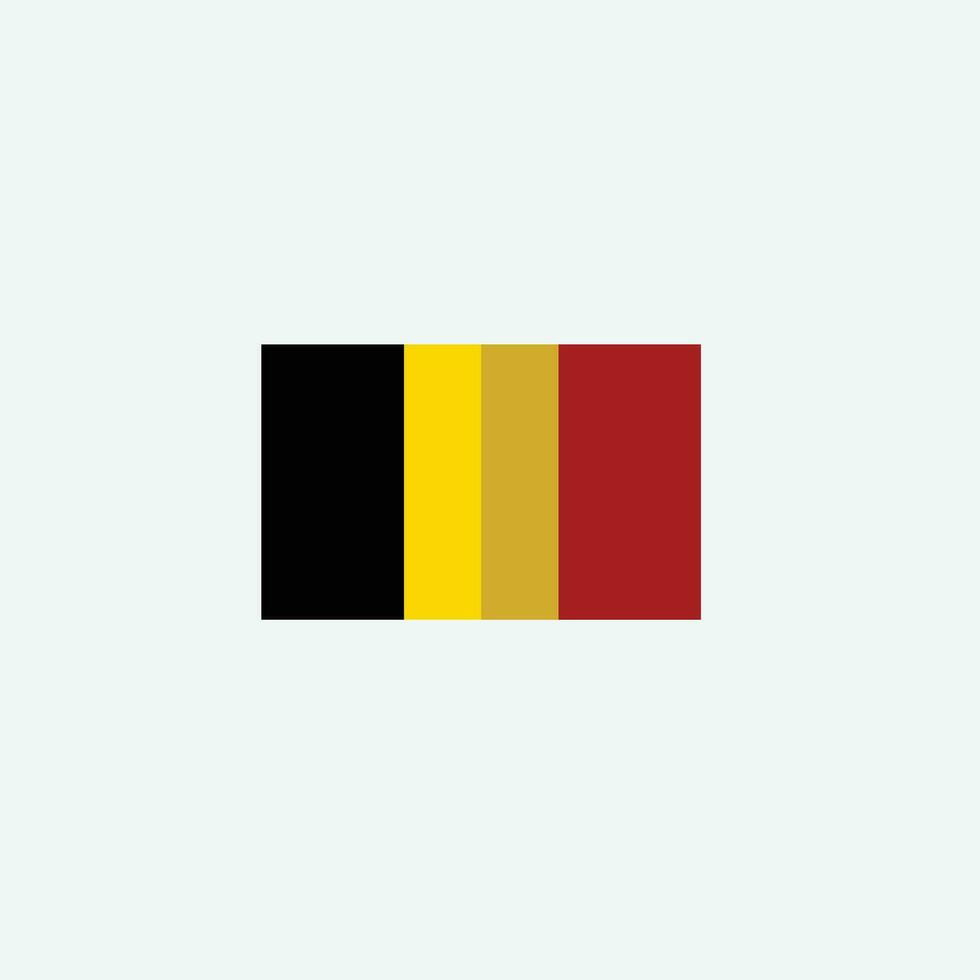 icono de la bandera de Bélgica vector