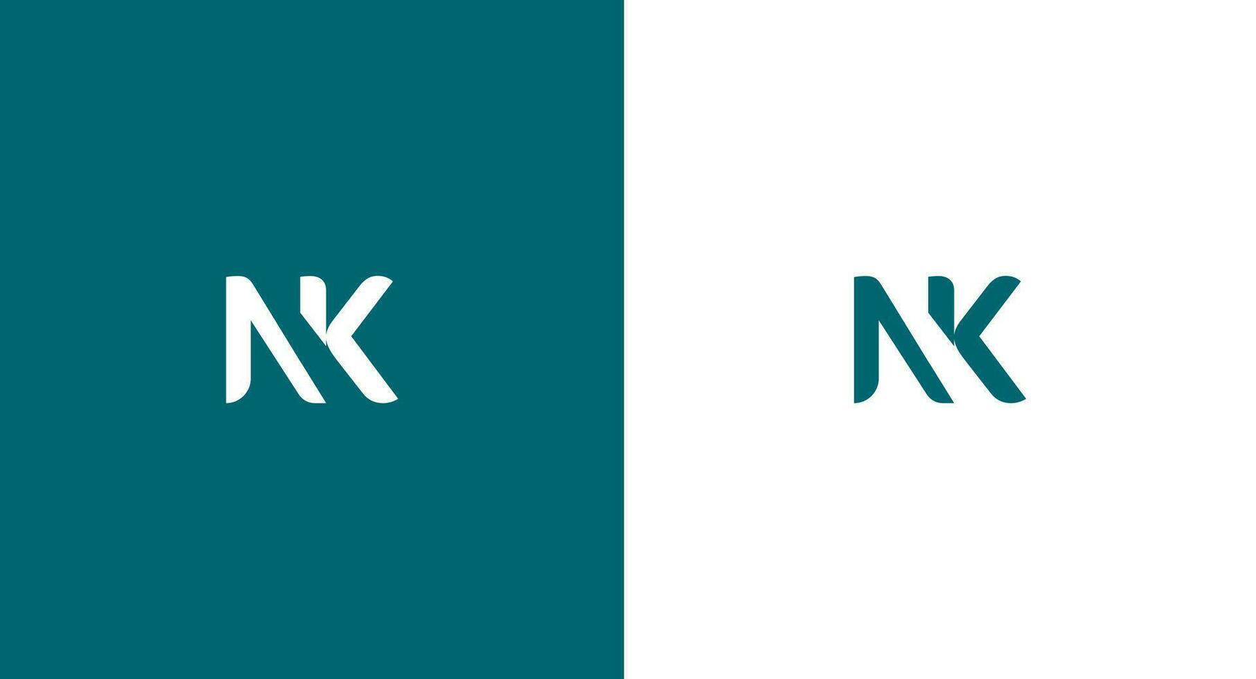 NK Letter Logo Design, NK icon Brand identity Design Monogram Logo, Initial letter nk logo vector design