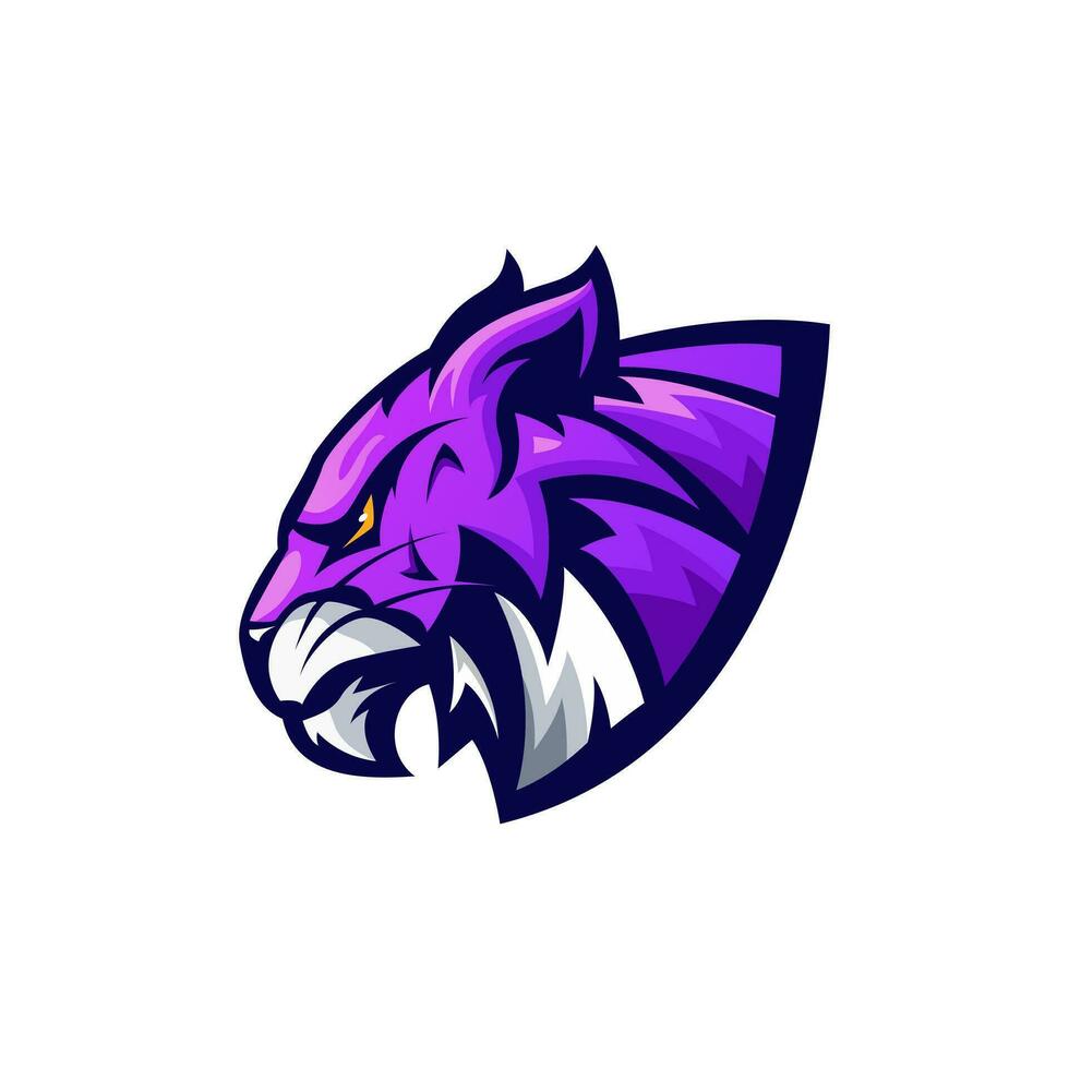 Tigre logo vector diseño modelo