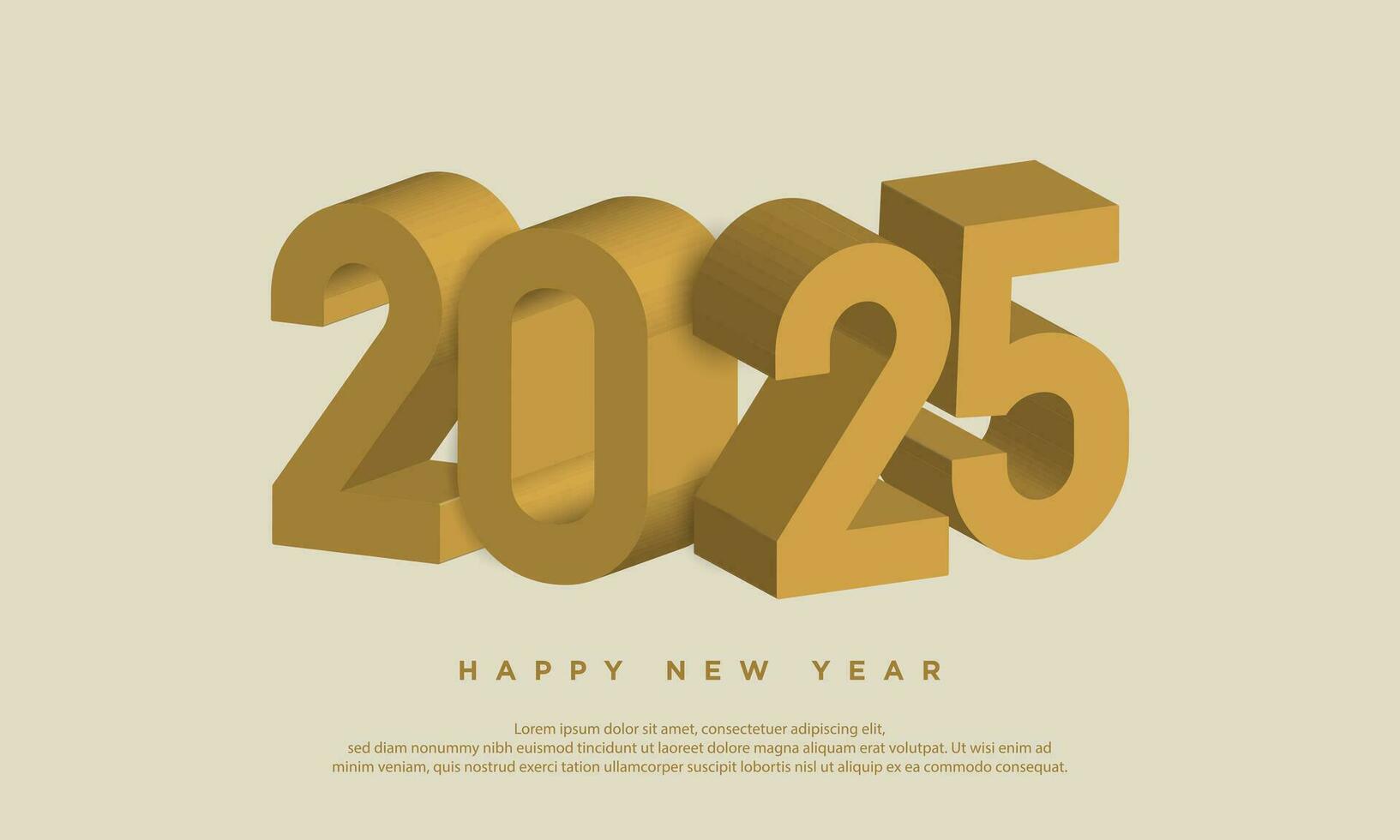2025 new year with golden number. 31744768 Vector Art at Vecteezy