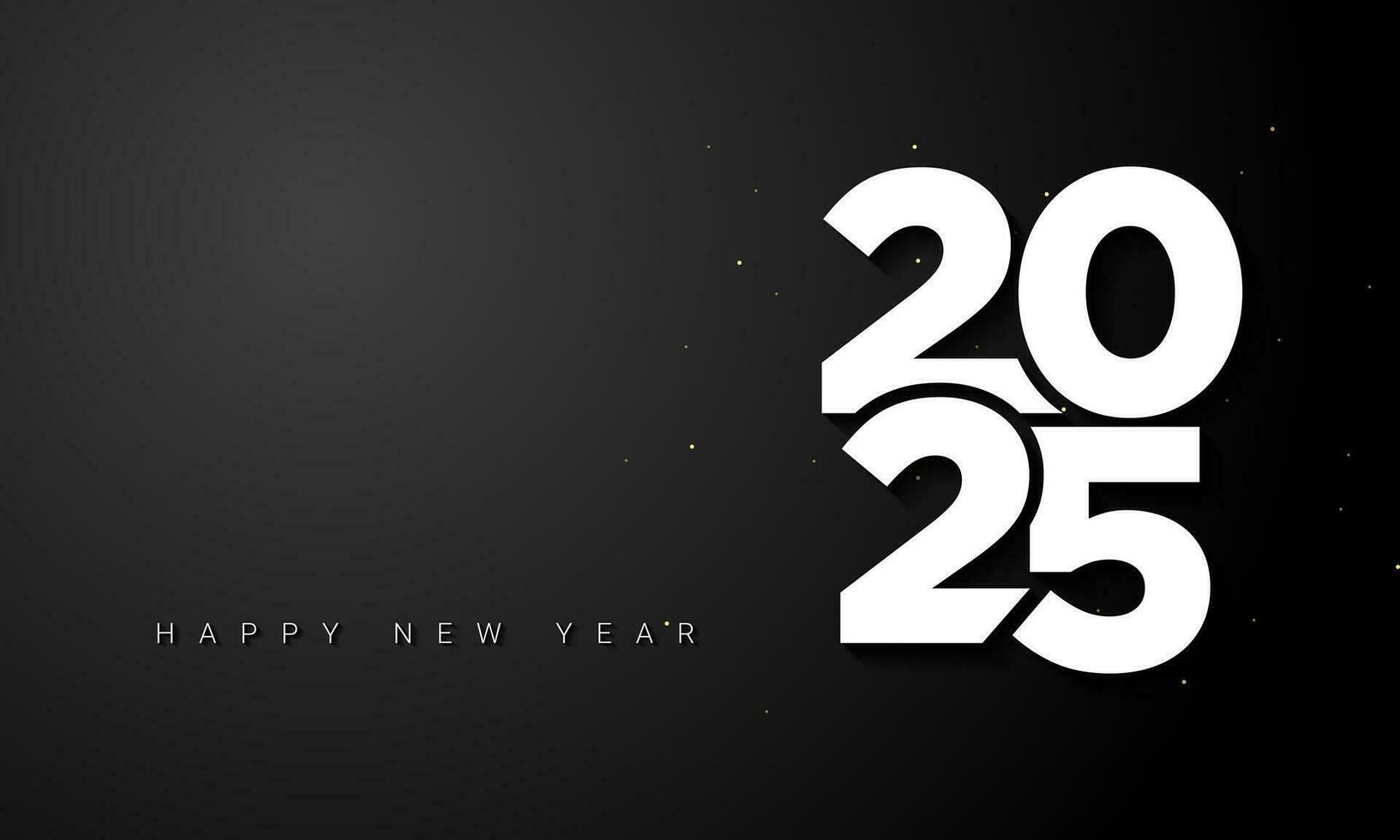 2025 Happy New Year Text Design. 31744835 Vector Art at Vecteezy