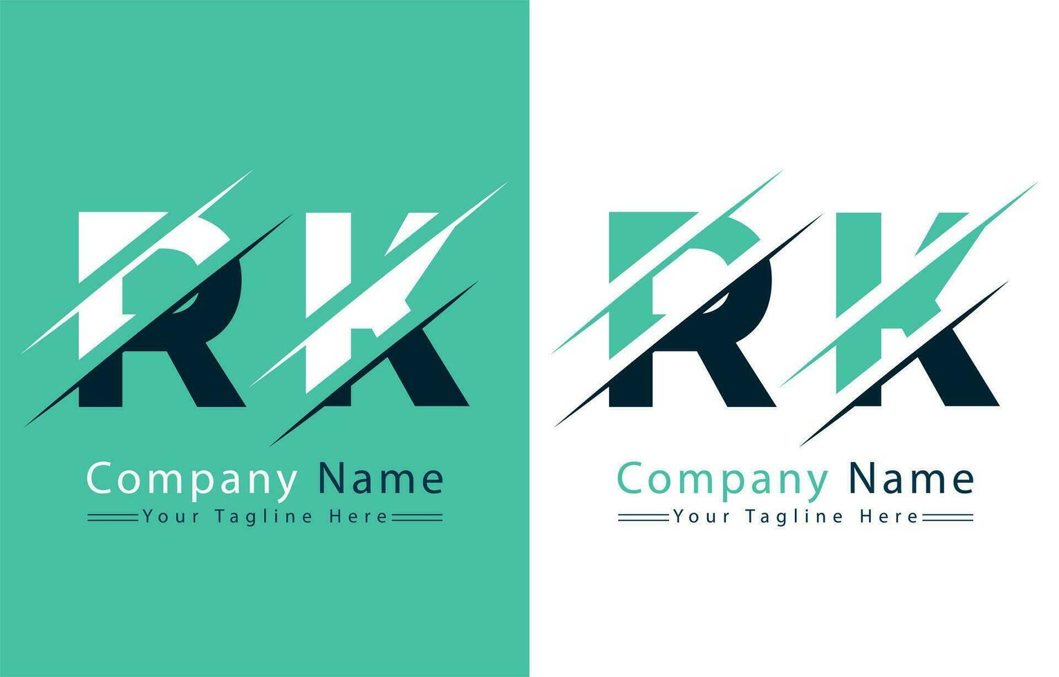 RK Letter Logo Vector Design Template Elements