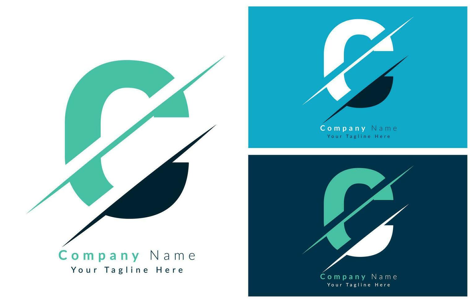 C Letter Logo Icon Design Template. Vector Logo Illustration