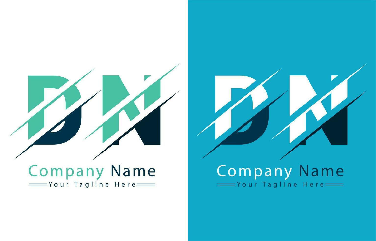 dn letra logo diseño concepto. vector logo ilustración