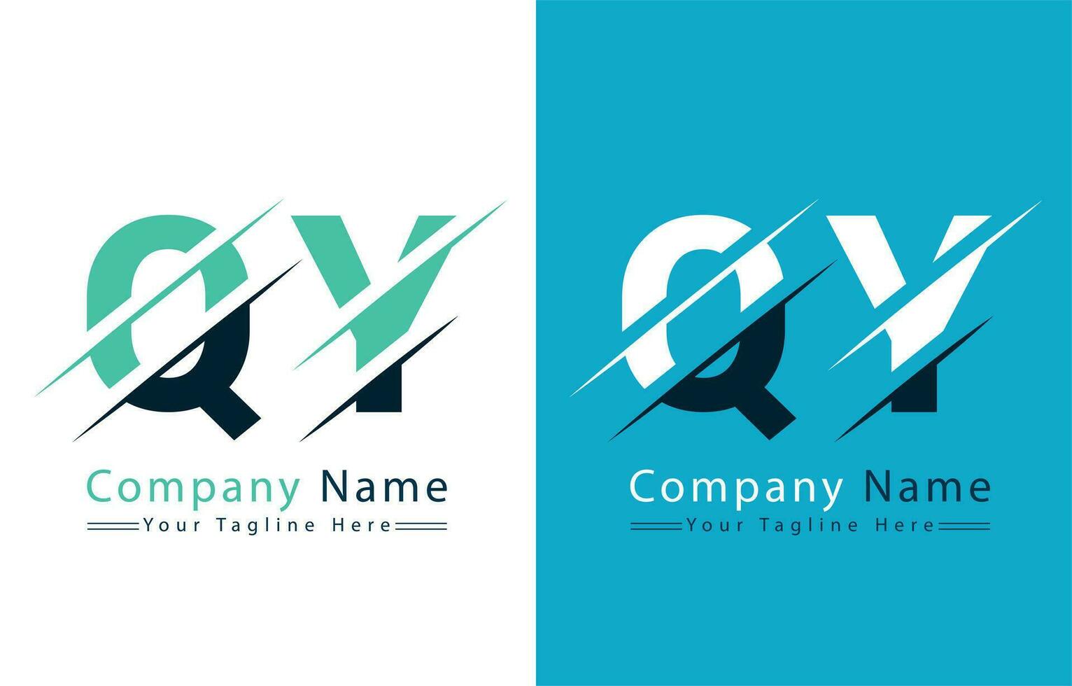 QY Letter Logo Vector Design Concept Elements