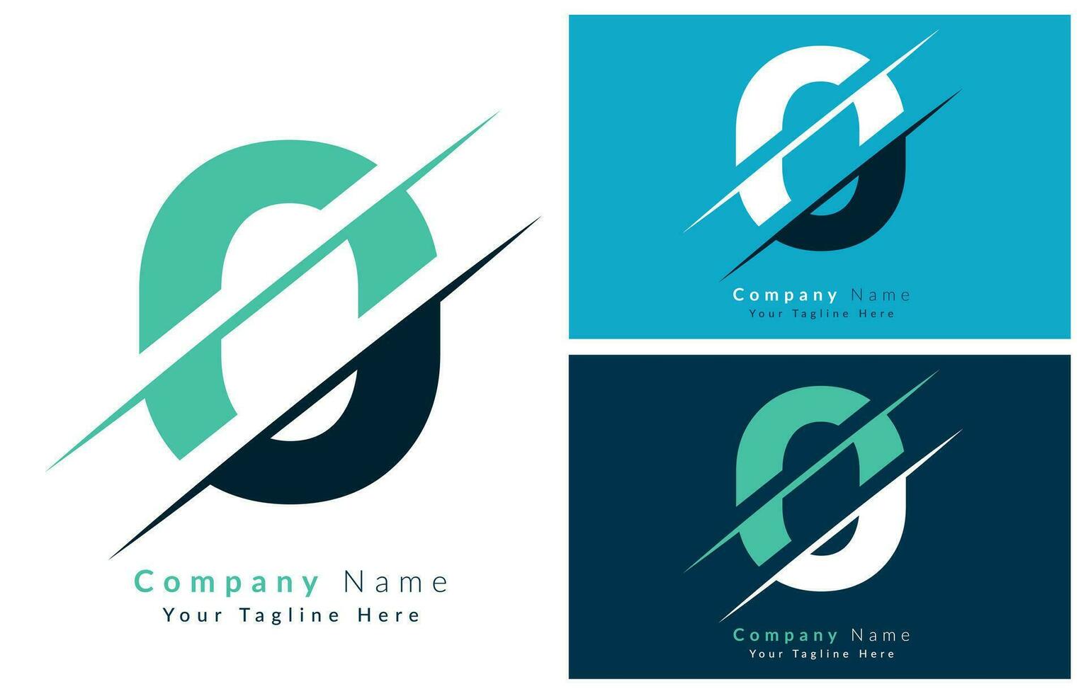 O Letter Logo Vector Design Concept Elements