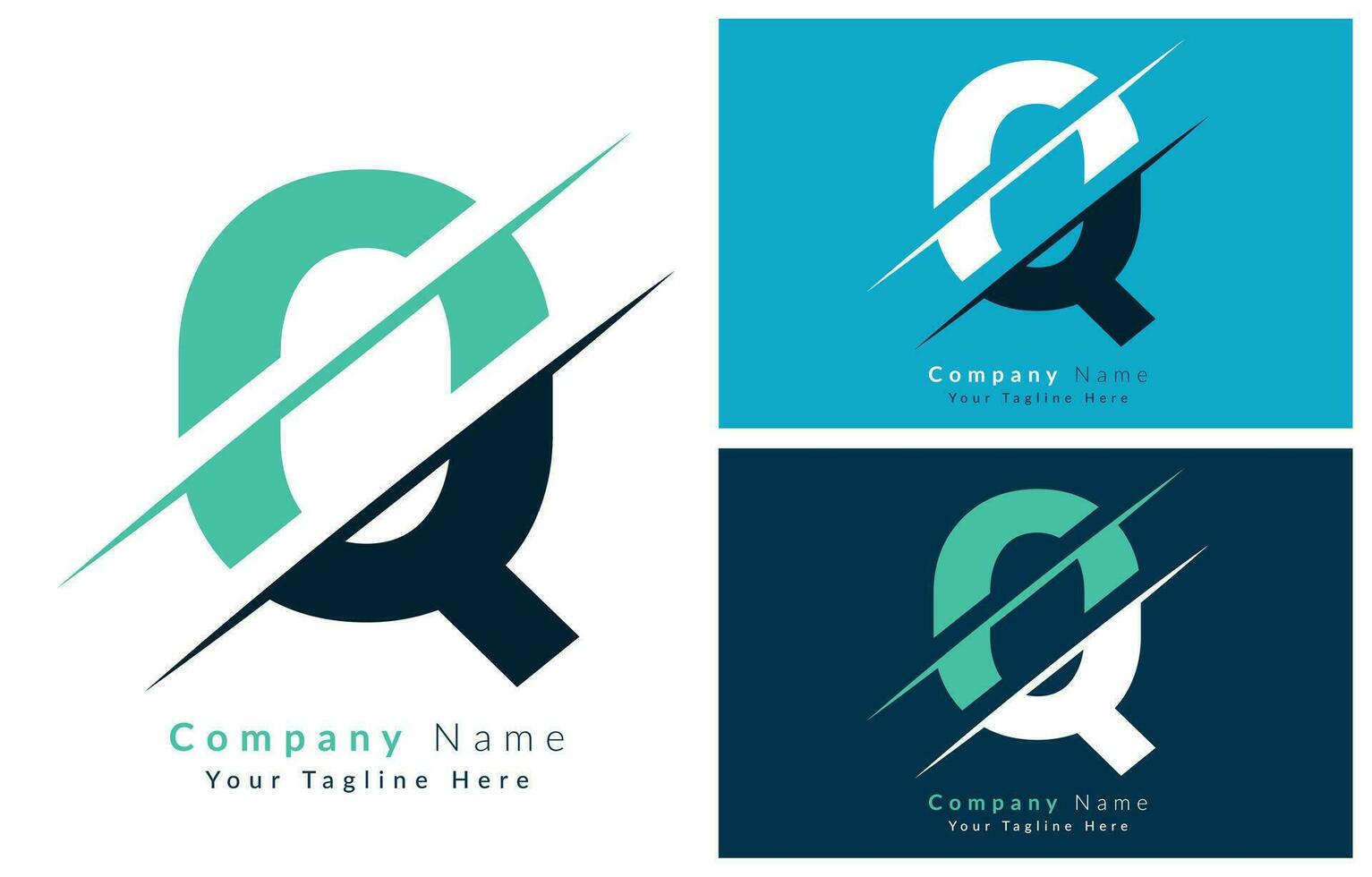 Q Letter Logo Vector Design Concept Elements