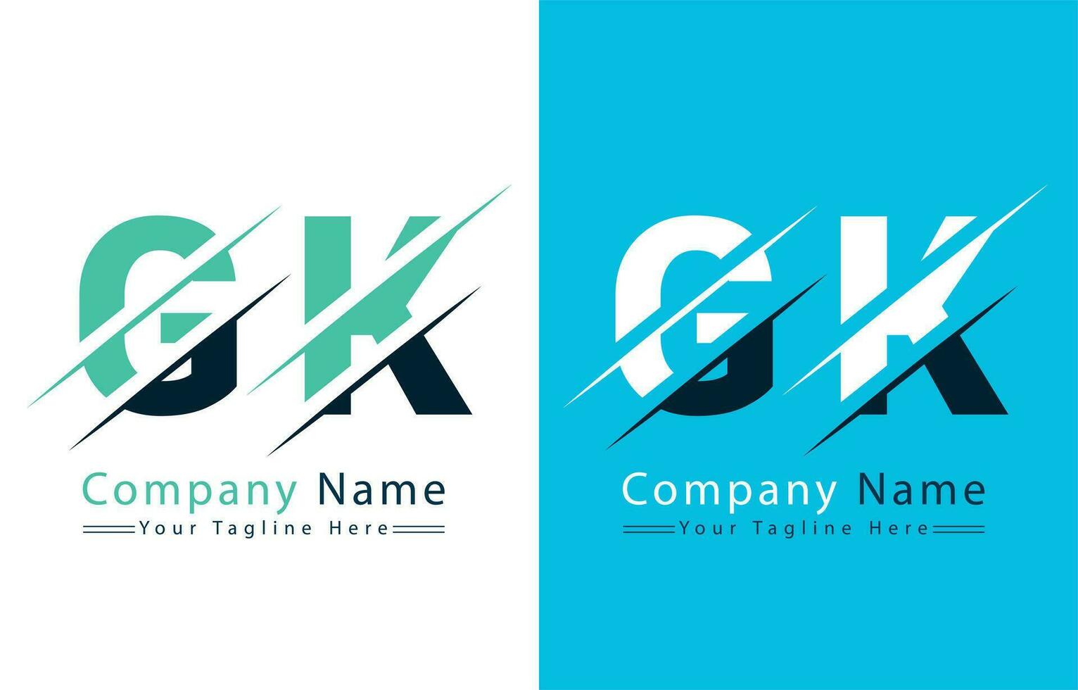 G k letra logo diseño modelo. vector logo ilustración