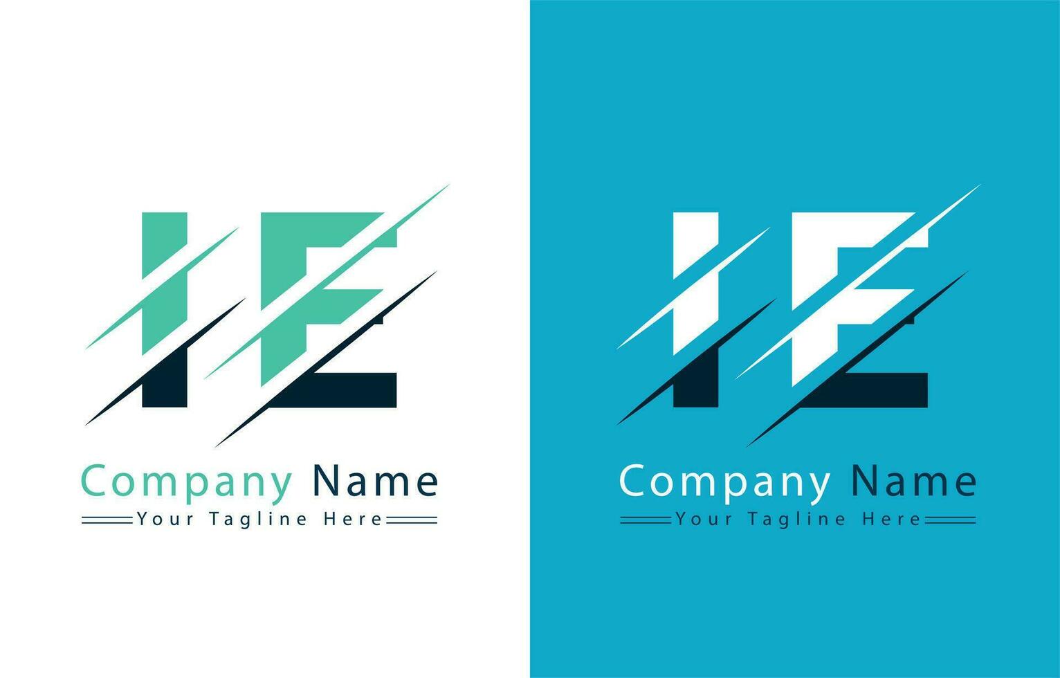 IE Letter Logo Vector Design Template Elements