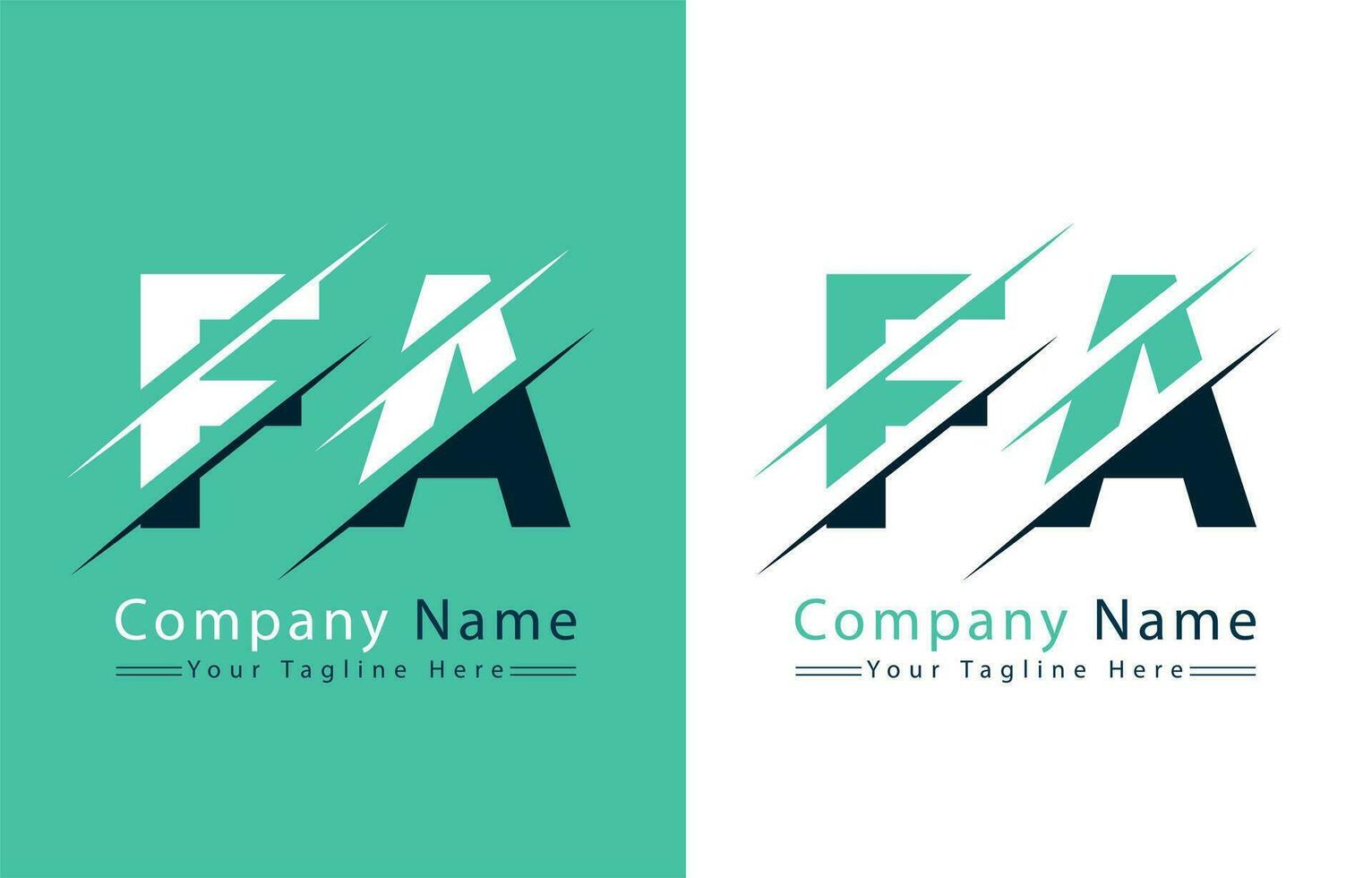 FA Letter Logo Vector Design Template Elements