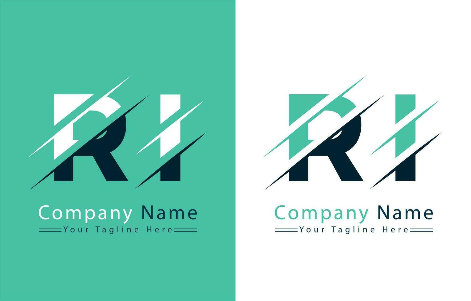 RI Letter Logo Design Concept. Vector Logo Illustration