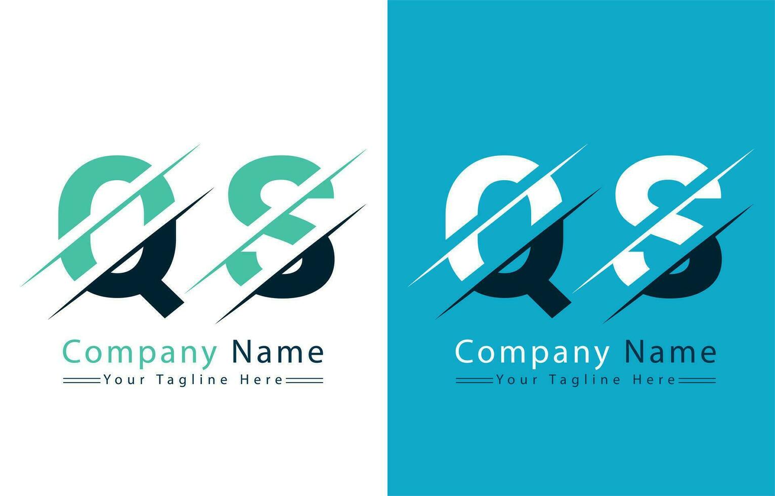 QS Letter Logo Vector Design Template Elements