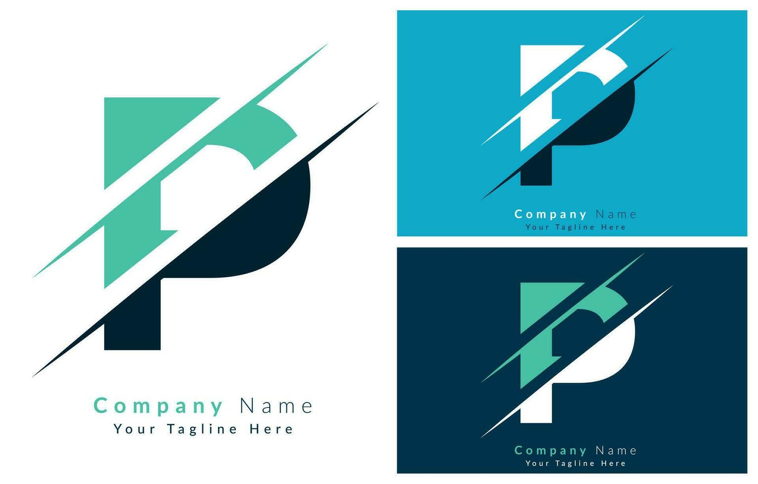 P Letter Logo Vector Design Template Elements