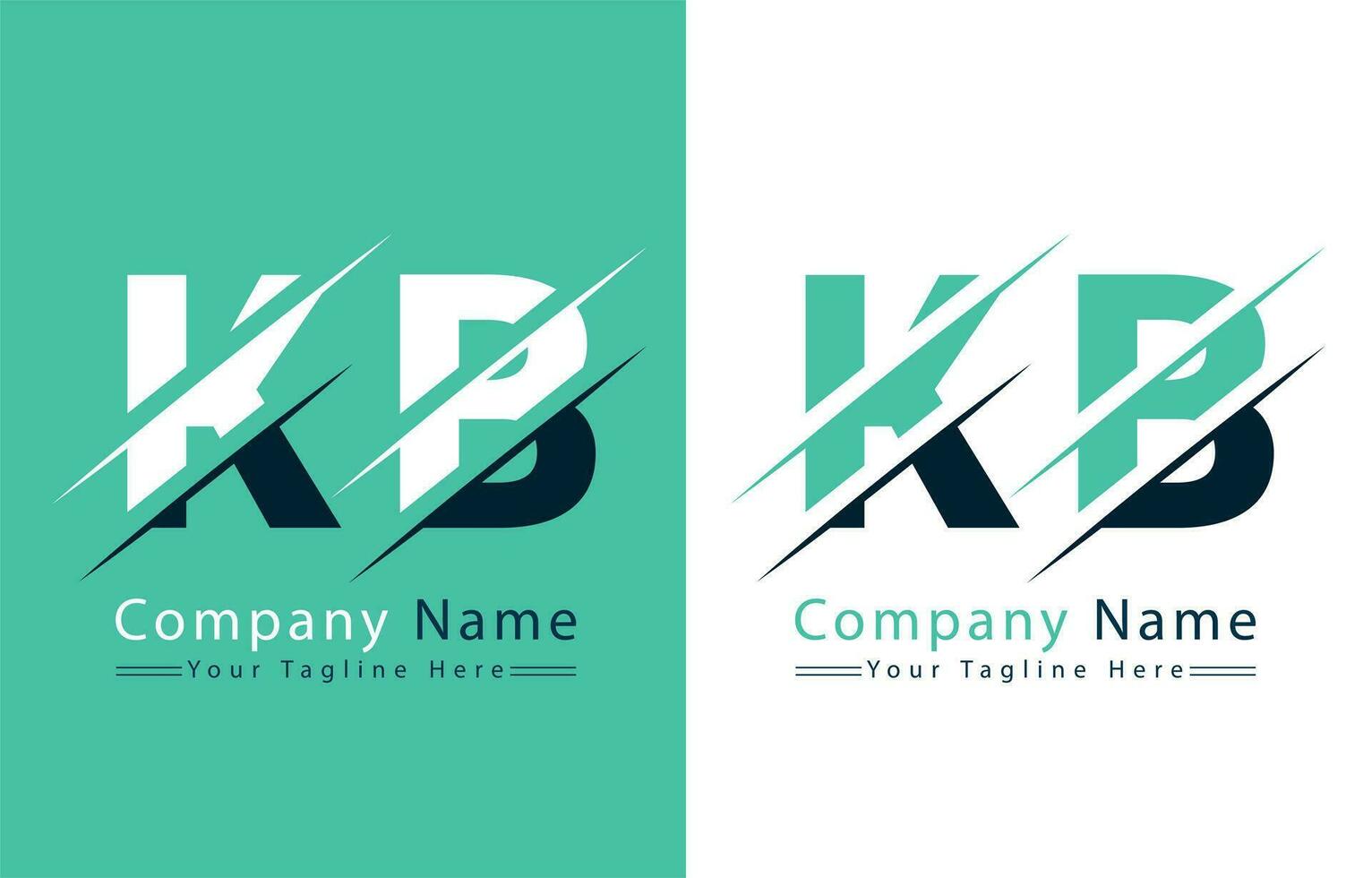 KB Letter Logo Vector Design Concept Elements