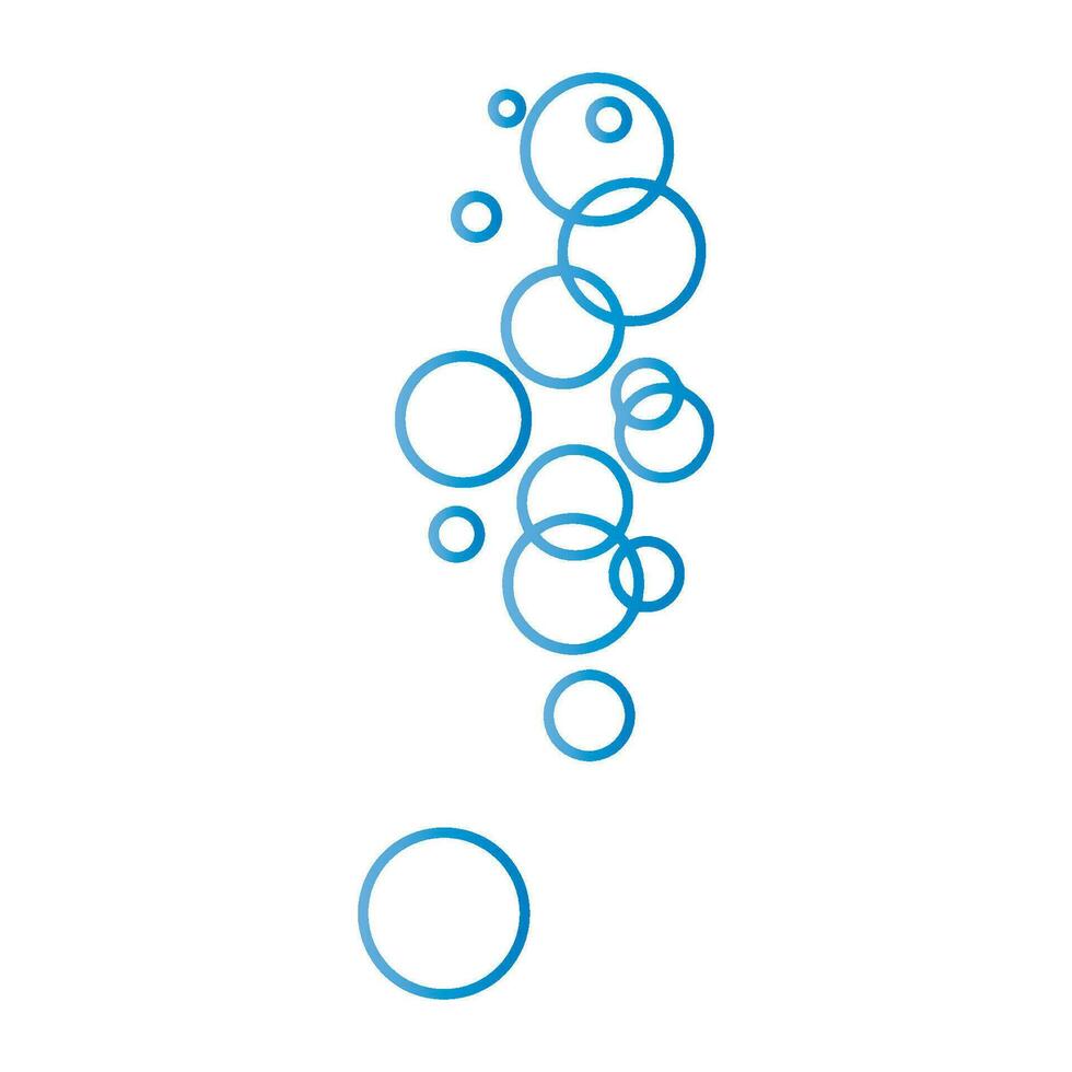 Bubble water vector illustration