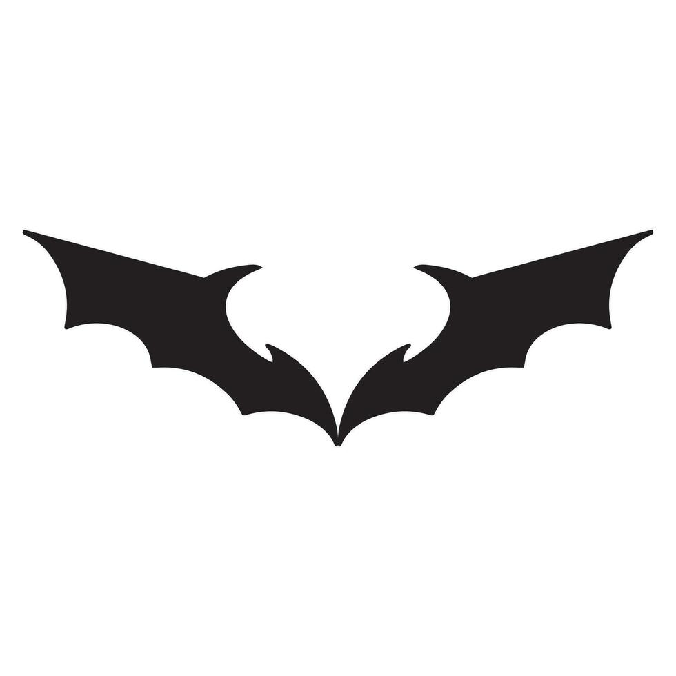Bat wing logo vector element