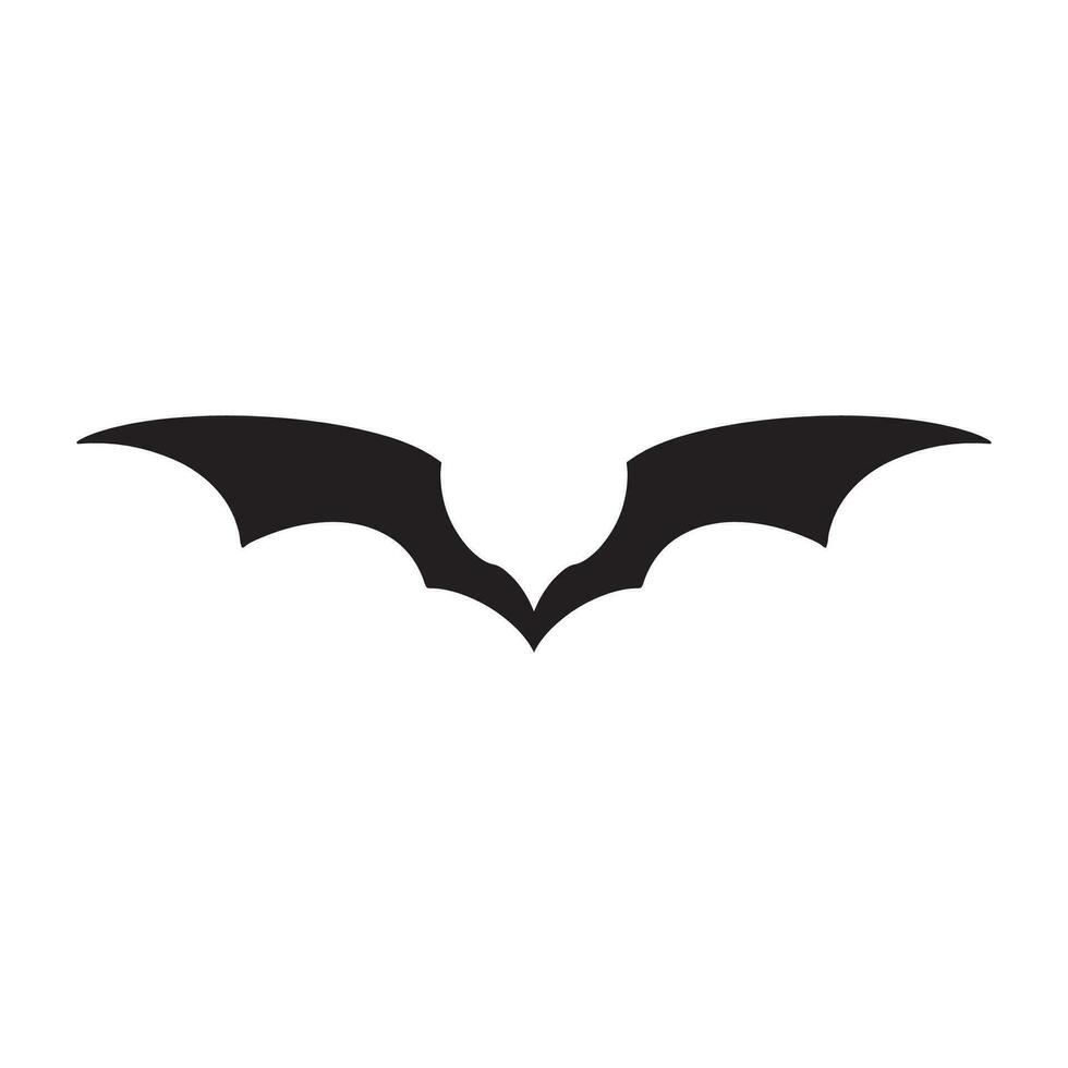 Bat wing logo vector element