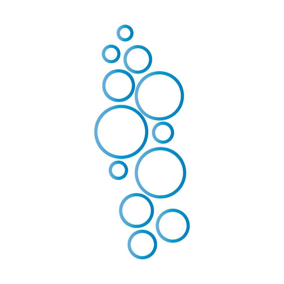 Bubble water vector illustration