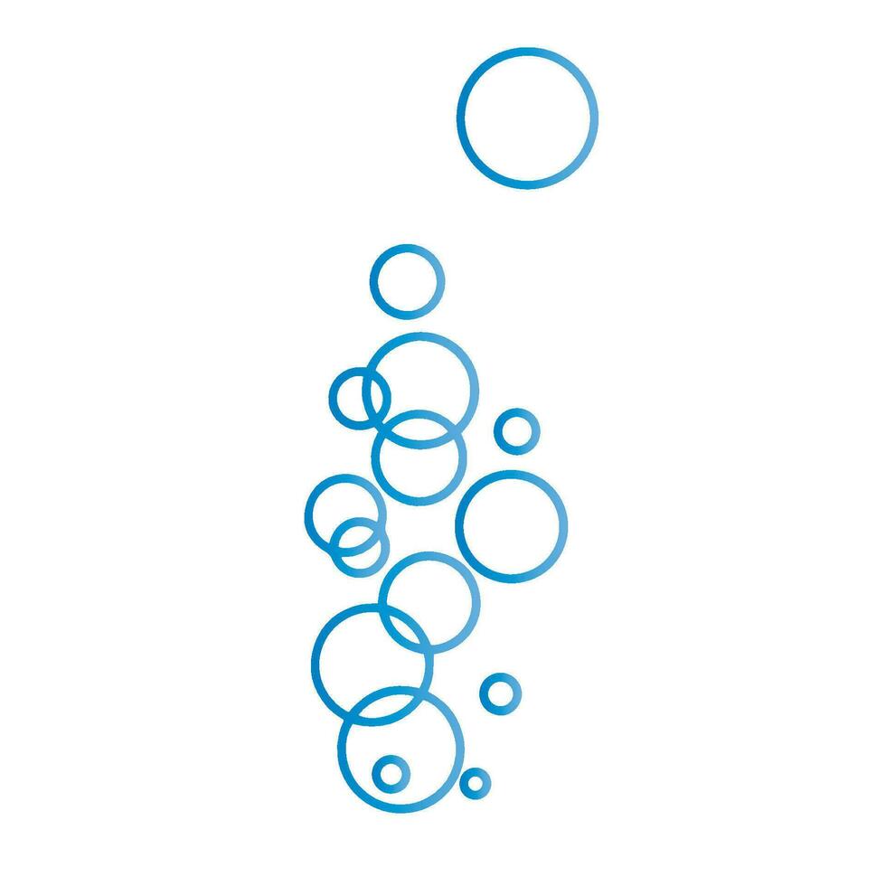 Bubble water vector illustration