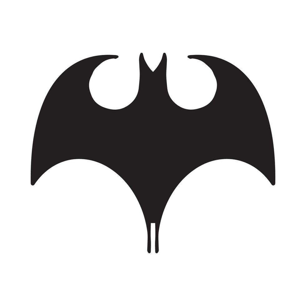 Bat wing logo vector element