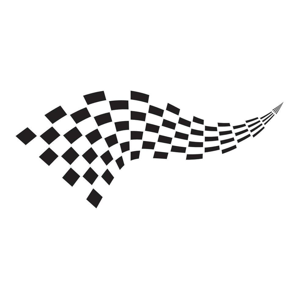 Race flag icon design vector