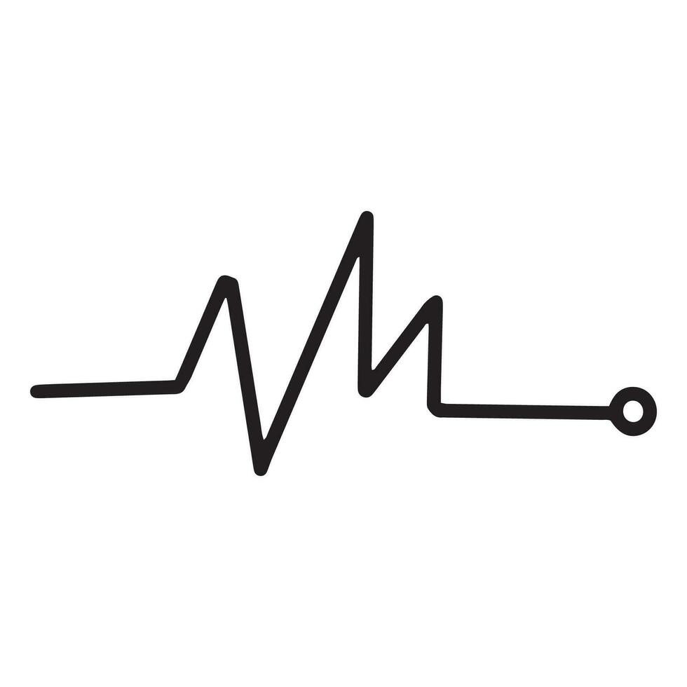 art design health medical heartbeat pulse vector