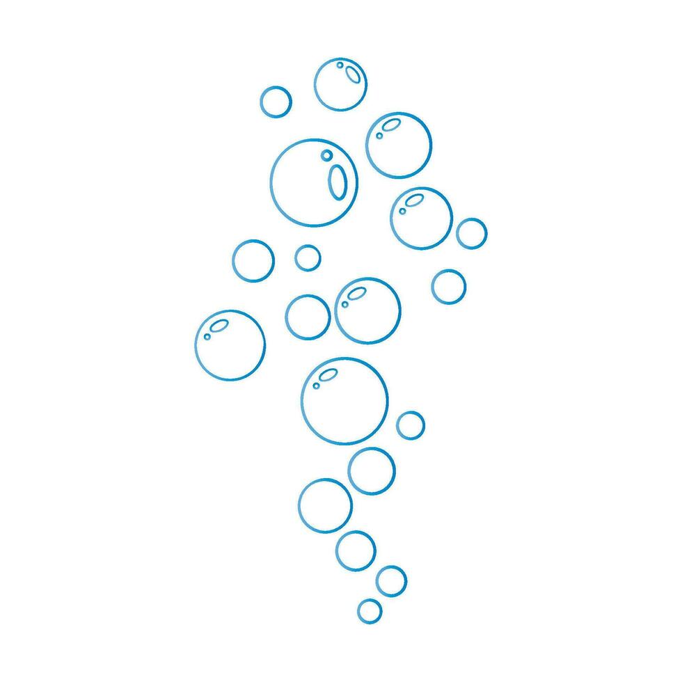 Bubble water vector illustration