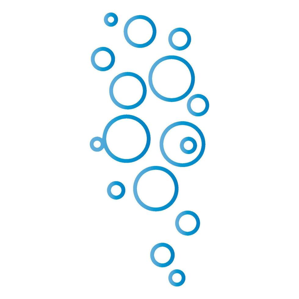 Bubble water vector illustration