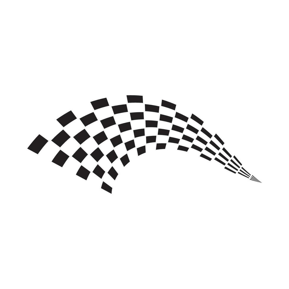 Race flag icon design vector