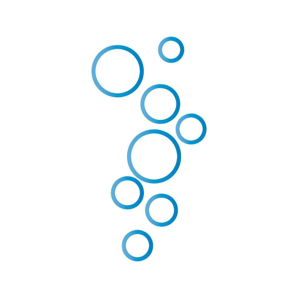 Bubble water vector illustration
