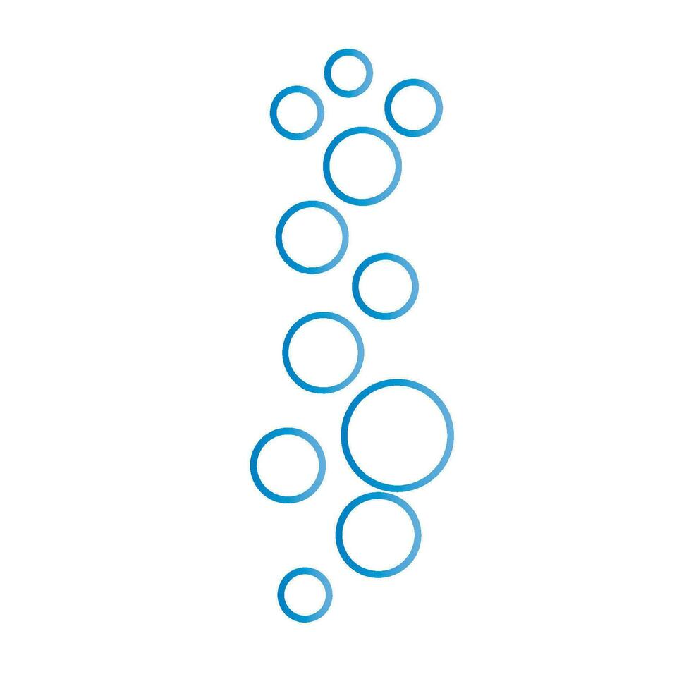 Bubble water vector illustration
