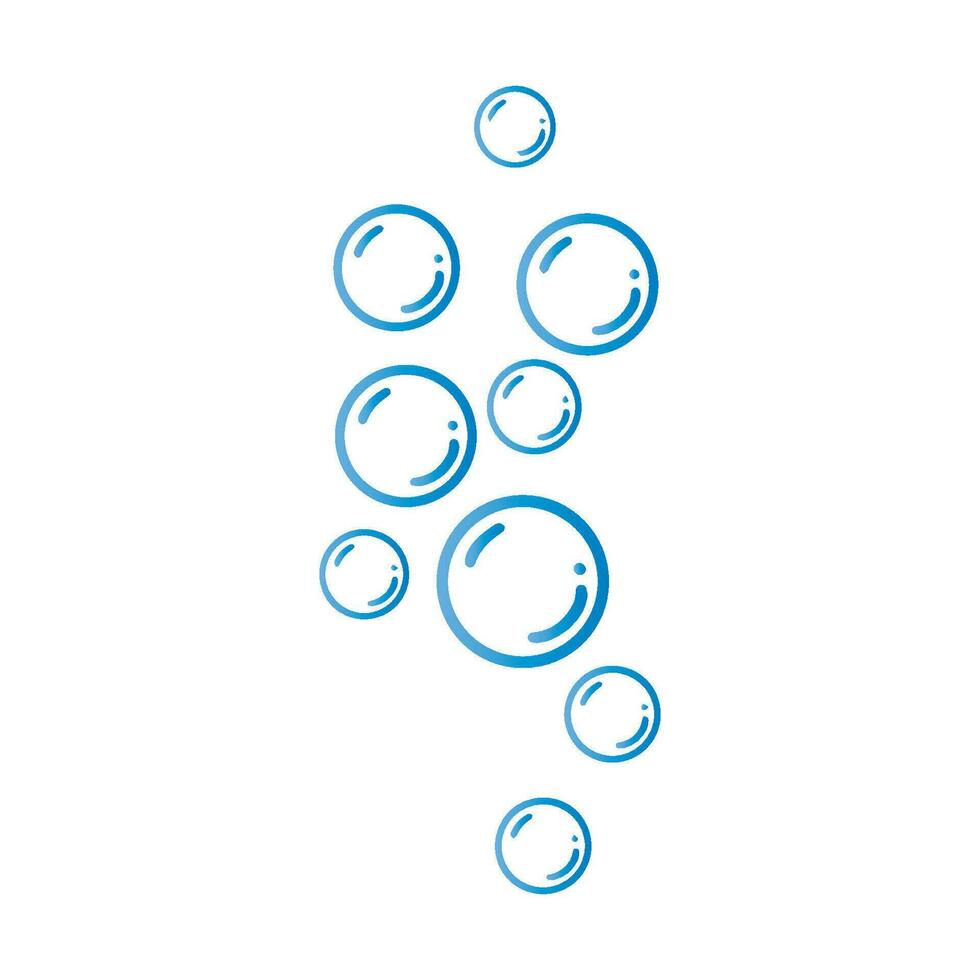 Bubble water vector illustration
